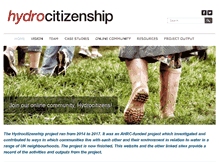 Tablet Screenshot of hydrocitizenship.com